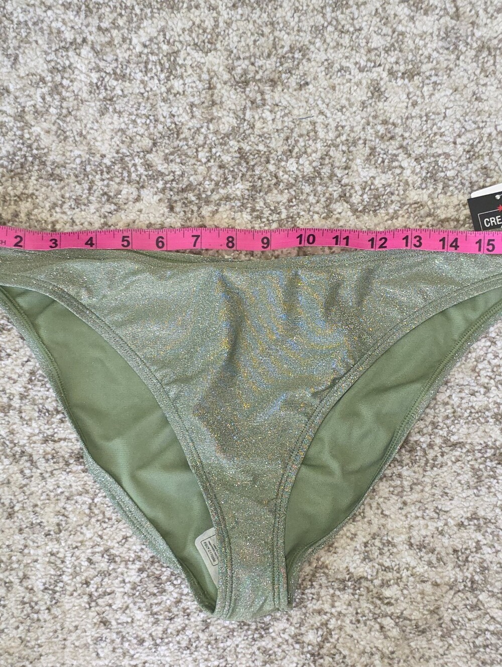 NWT O'Neill Veda Tropical Bandeau Bikini Top Sz L & Salt Cove Shimmer Bottoms XL - Picture 9 of 9